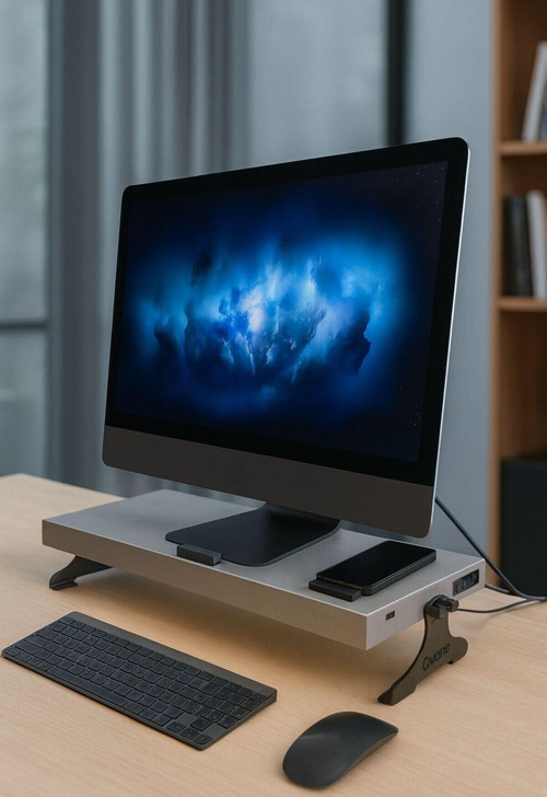 Qvone laptop soğutucu notebook soğutucu ekran yükseltici usb ve kablolusuz şarjlı bluetooth hoparlör