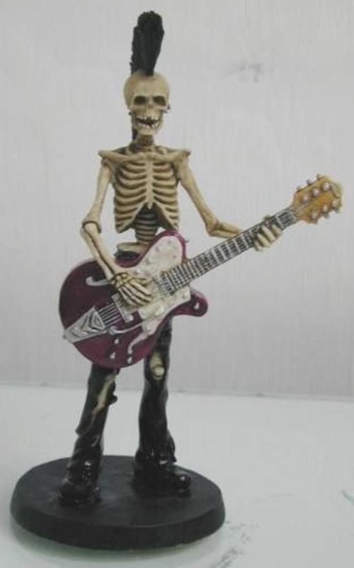 Veronese Iskelet Serisi- Iskelet Gitarist-11,5*4,5*4,5 Cm.
