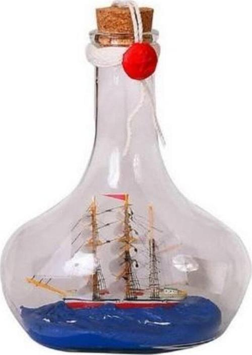 Denizcilik › Denizcilik Grubu › Marine Şişe Gemi-z&a Şişe Gemi>>15.5x20cm.