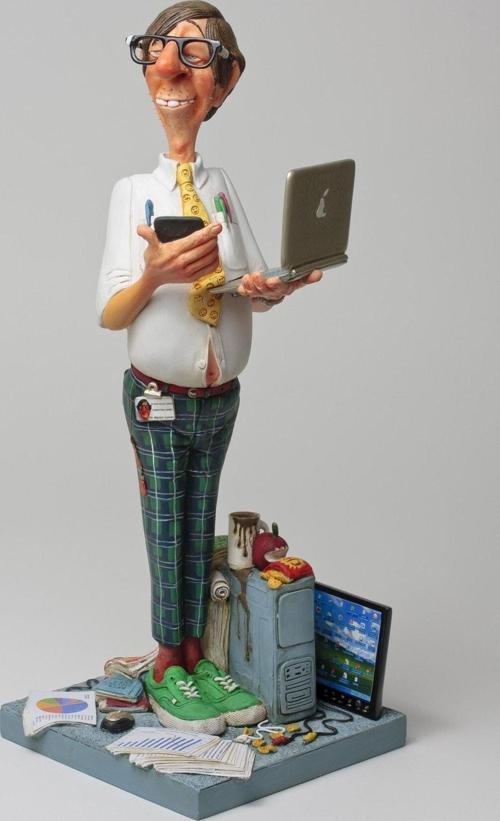 Bilgisayar Uzmanı Büyük-sertifikalı Özel Koleksiyon-17*17*42 Cm-fo85530