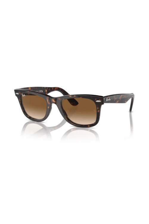 Ray-Ban Rb 2140 90251 50 Wayfarer Unisex Dikdörtgen Kırçıllı Kahverengi Kemik Güneş Gözlüğü