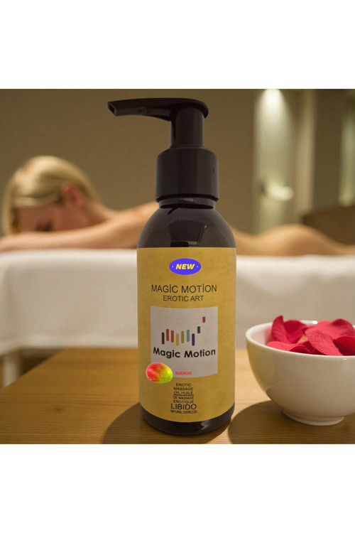 Kayganlaştırıcı Etkili Erootik Cinsel Masaj Yağı Çiftlere Özel, Mango Esanslı Masaj Yağı 100 ml 1 Ad