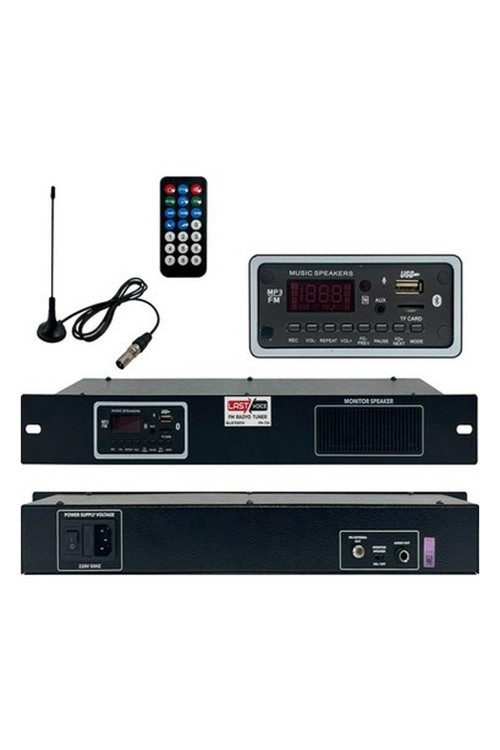 FM-724 Kumandalı USB Bluetooth Dijital Fm Tuner Radyo (Trt Bandrollü)