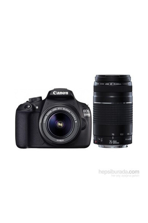 EOS 1200D 18-55+75-300mm SLR Dijital Fotoğraf Makinesi (İthalatçı Garantili)