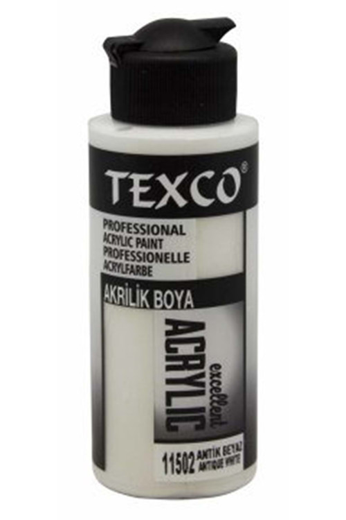 Texco Excellent Akrilik Boya 11502-Antik Beyaz 110 Cc