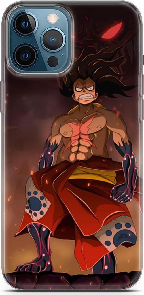 Apple iPhone 12 Pro Max için Anime 21 HD Koruma One Piece Luffy I