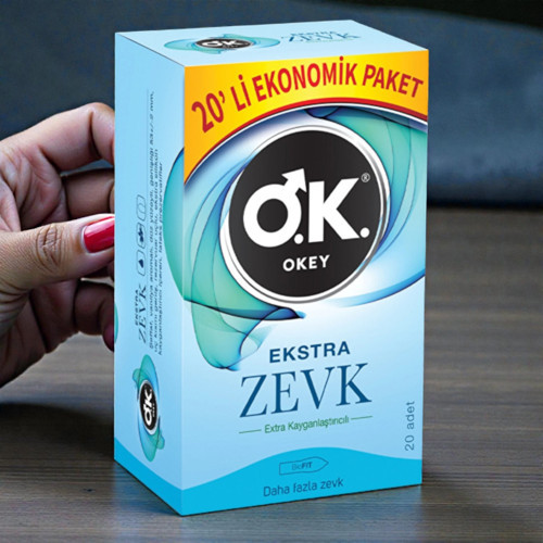 Ekstra Zevk Extra Kayganlaştırıcılı Prezervatif 20’li