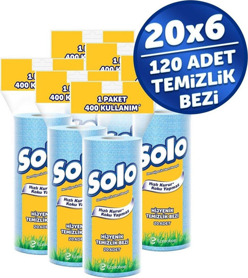 Hijyenik Temizlik Bezi 6'lı