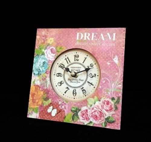 Mutfak Saatleri Serisi-mb Kare Dream Temalı Masa-duvar Saati-küçük