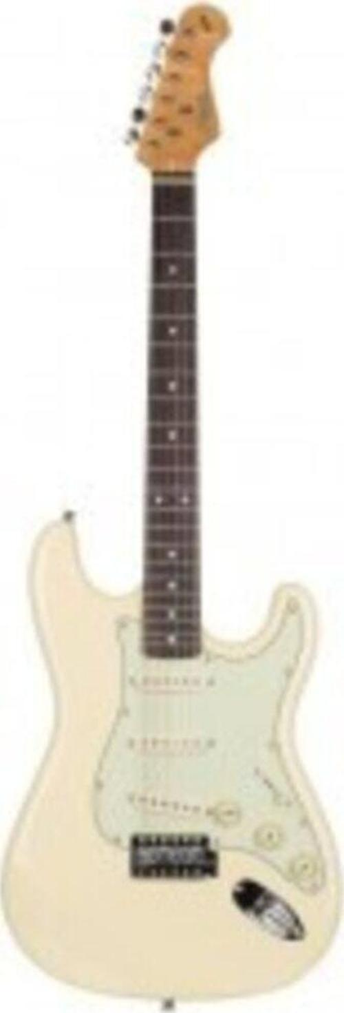 Sst111 Beyaz Elektro Gitar (kılıf +pena Hediyeli)
