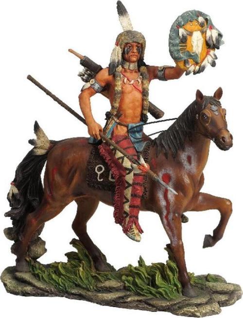 Veronese Serisi- Atlı Kızılderılı-25x10x28 Cm.