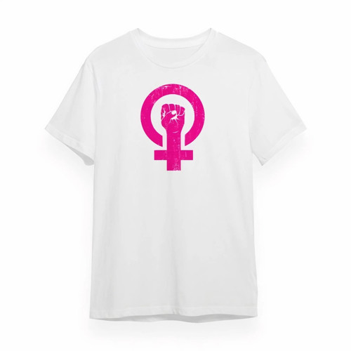 MDB 8 art Dünya Kadınlar Günü İçin Özel Baskılı Tshirt Beyaz