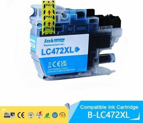 Brother MFC-J2340DW LC472XL C Mavi Yüksek Kapasite Muadil Kartuş 1500 Sayfa