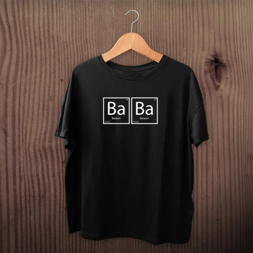 MDB Babalar Günü Baskılı Tshirt iyah