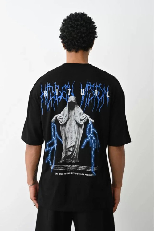 MDB Unisex Baskılı Oversize Thirt iyah