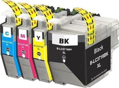 Brother MFC-J3930DW Serisi LC3719XL 4 Renk Muadil Kartuş Seti