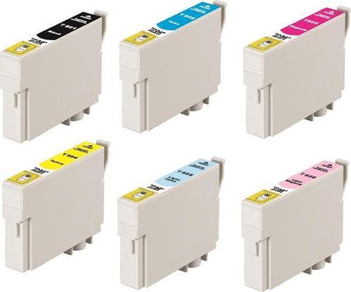 Epson PX820FWD  T0801-T0802-T0803-T0804-T0805-T0806  6 Renk Muadil Kartuş Seti 500 Sayfa