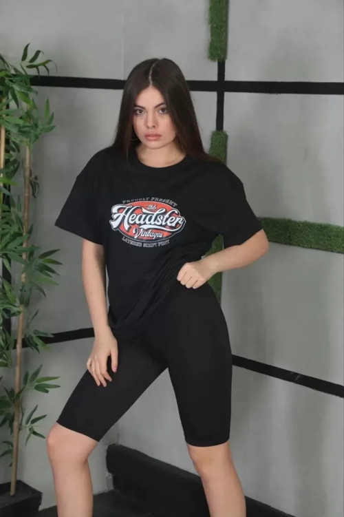 MDB Unisex Baskılı Oversize Thirt iyah