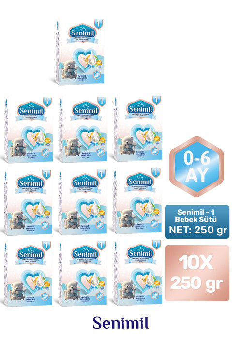 1 BEBEK SÜTÜ 250 GR (0-6 AY) 10 LU AVANTAJ PAKETİ