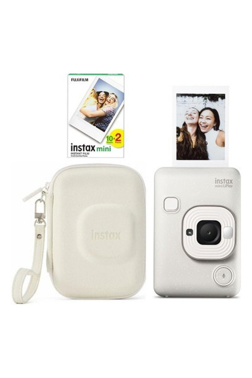Instax Mini Liplay Fotoğraf Makinesi 20'li Film Çantalı Set