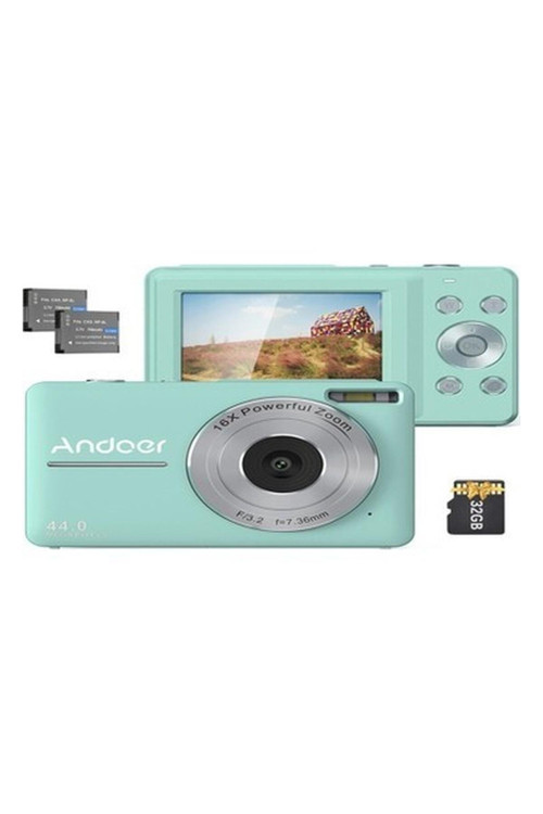 Geeksen Andoer Taşınabilir 1080P Dijital Kamera Video Kamera 44MP Çok Renkli