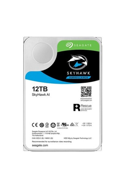 SkyHawk 3.5" 12TB 7200RPM Sata 256MB Disk ST12000VE0008