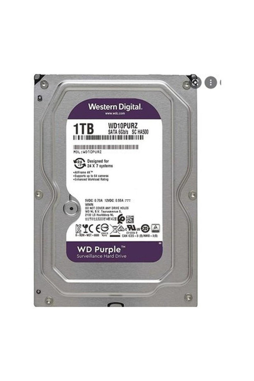 Güvenlik 1tb 5400RPM 64MB 3,5" Sata3 Harddisk WD10PURZ