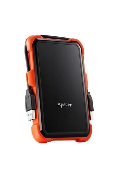 AC630 Siyah-Turuncu 1 Tb Askeri Sınıf Darbeye Dayanıklı 2.5" USB 3.1 Taşınabilir Harddisk (AP1TBAC630T-1)