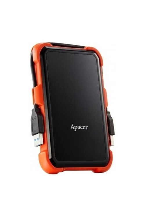 AC630 Siyah-Turuncu 2 Tb Askeri Sınıf Darbeye Dayanıklı 2.5" USB 3.1 Taşınabilir Harddisk (AP2TBAC630T-1)