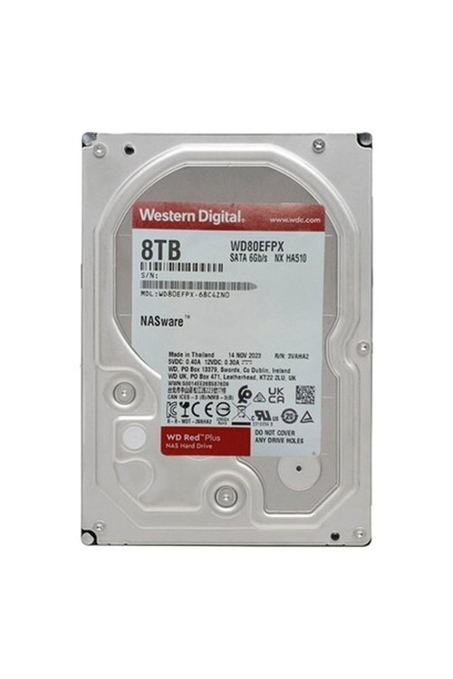 8tb Red Plus Nas 3.5" 5640RPM Sata3 -WD80EFPX