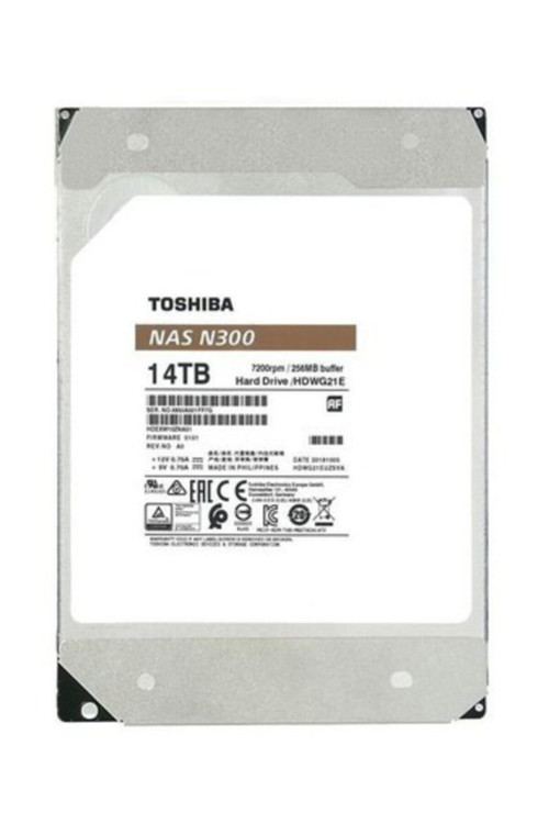Toshıba N300 Hdexw10zna51f 3.5 Inç 14 Tb 7200 Rpm 256 Mb Sata 6.0gb/s