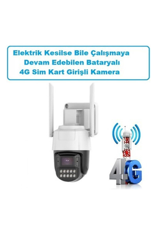 Şarjlı ve Elektrikli 4g Sim Kartlı Güvenlik Kamerası P6SLITE Yazılım