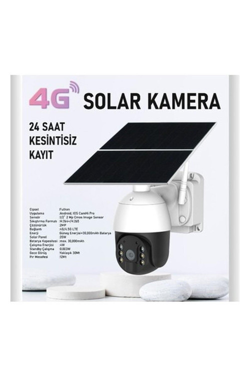4g Solar Kamera 7/24 Kayıt Yüksek Donanım
