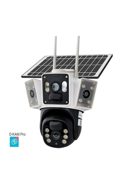 4g Solar Kamera Çift Kameralı Extra LED Aydınlatmalı Sim Kart Destekli Solar Kamera