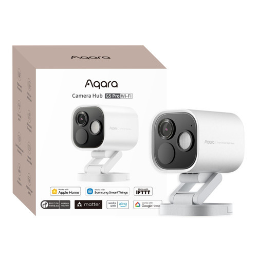 4MP Kamera Hub G5 Pro WiFi, Gerçek Renkli Gece Görüşlü Güvenlik Kamerası Dış Mekan, 2,4/5Ghz WiFi, HomeKit Güvenli Video, Konu Sınır Yönlendiricisi, Yerel De...