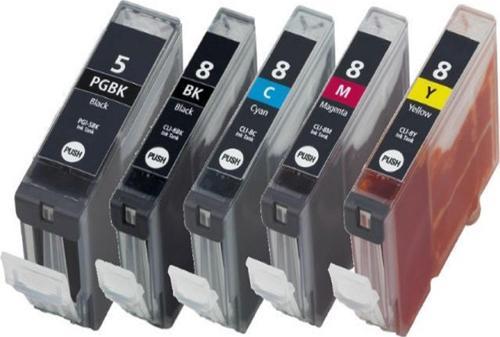 Canon Pixma MP530 Kartuş Set 5 Renk Takım Pg-5 Clı-8