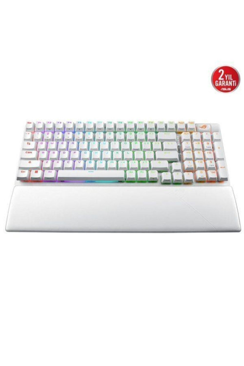 ROG STRIX SCOPE II 96 NX SNOW KABLOSUZ RGB GAMING KLAVYE ENG BEYAZ
