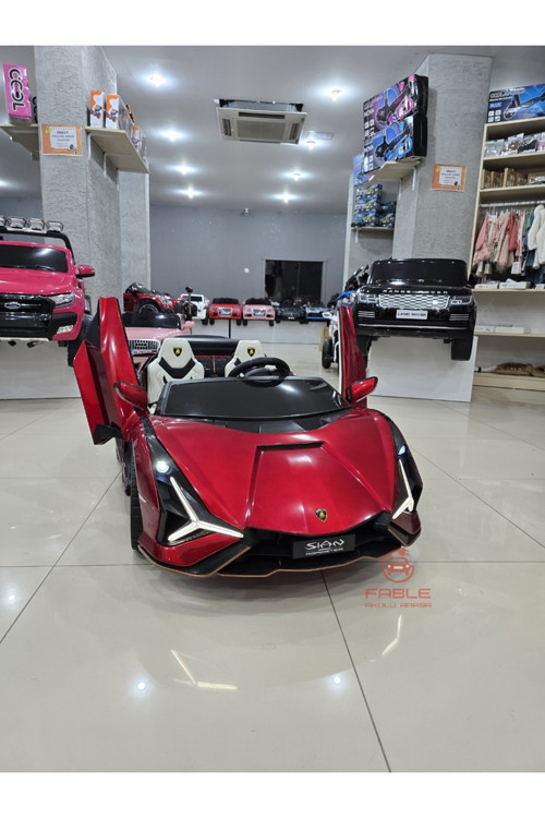 Lisanslı Lamborghini Sian! 24 Volt, Drift Modu, Tabletli, Ebeveyn Koltuklu, Çift Kişilik, Kumandalı,