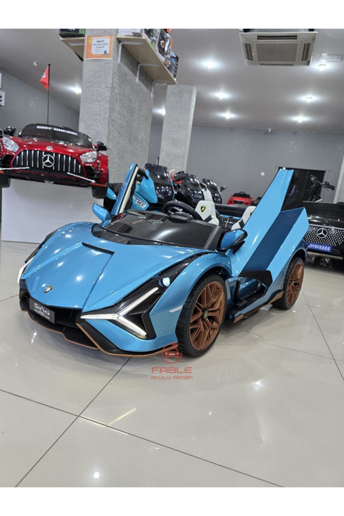 Lisanslı Lamborghini Sian! 24 Volt, Drift Modu, Tabletli, Ebeveyn Koltuklu, Çift Kişilik, Kumandalı