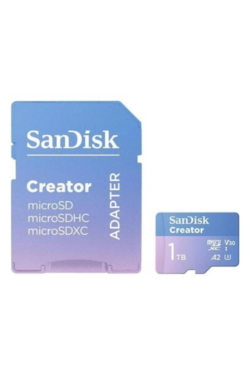 Creator 1tb 190/130MB/S Microsdxc Uhs-I A2 V30 Adaptörlü Hafıza Kartı SDSQXAV-1T00-IN6MS
