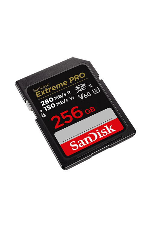 Extreme Pro 256GB V60 UHS-II, 280/150MB/s,V60,C10,UHS-II SDXC Hafıza Kartı