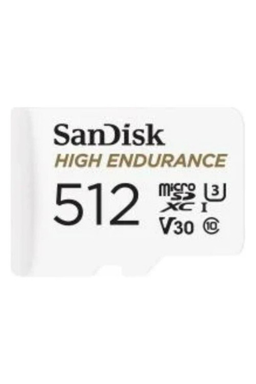 High Endurance 512GB 100/40MB/S Microsdxc C10 V30 Adaptörlü Hafıza Kartı SDSQQNR-512G-GN6IA