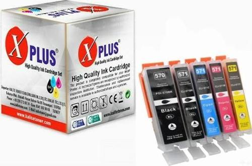 ® Pixma Ts 6050 PGI-570XL / Clı -571XL 5 Renk Muadil Kartuş Seti 1000 Sayfa