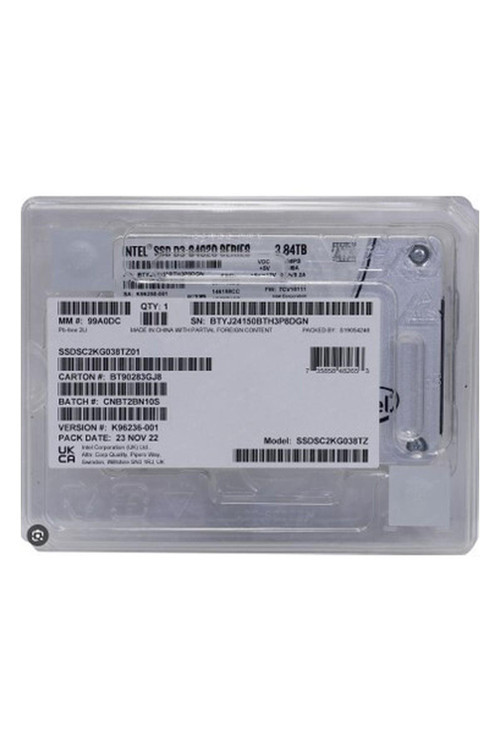 D3-S4620 3.84TB Sata SSD SSDSC2KG038TZ01