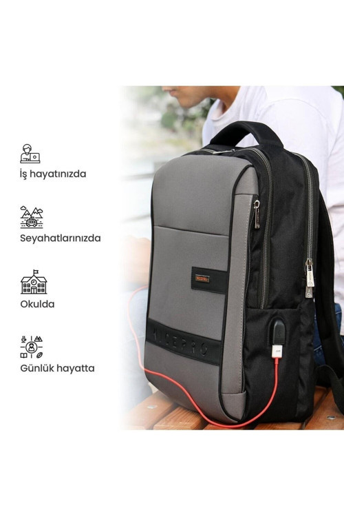 Prestige Smart Laptop Sırt Çantası - Notebook Sırt Çantası - Macbook Sırt Çantası - 15.6'' - 16''