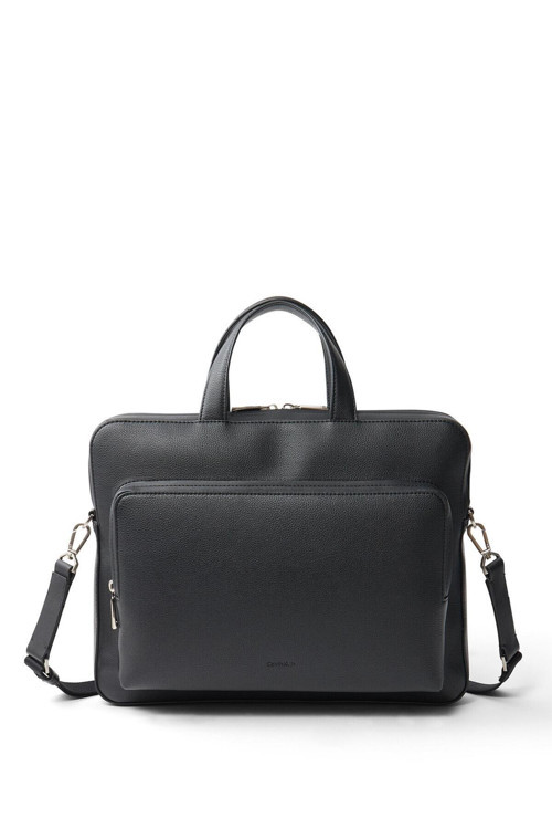 Siyah Erkek Laptop Çantası MICRO PEBBLE SLIM BRIEFCASE 36