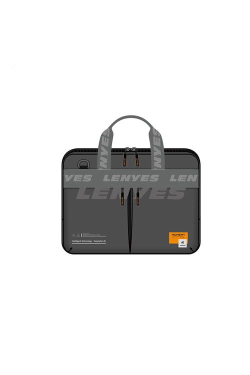 LB591 15-16 inç Laptop Çantası 500D Kumaş Su Geçirmez Gri