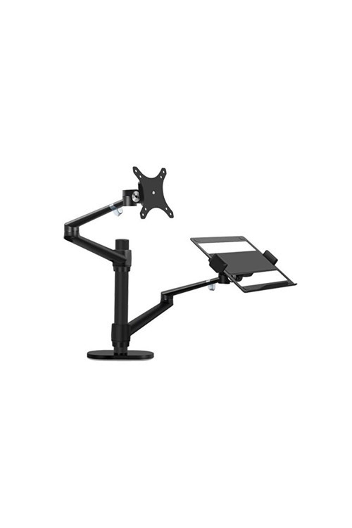 STD7090B 13"-27" Ergonomik NoteBook Stand ve Vesa Monitör Tutucu Kol-Siyah