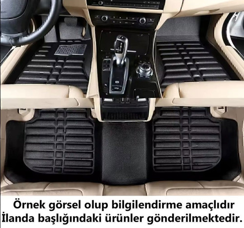 Dacia Duster 2018 Sonrası 5D Havuzlu Karbon Dizayn Paspas Seti