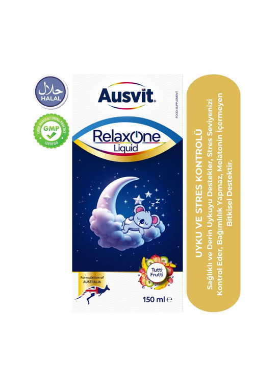 Relaxone Uyku Şurubu - Magnezyum Ve Sakinleştirici Bitki Ekstreleri Içeren Tutti Frutti Şurup 150ml